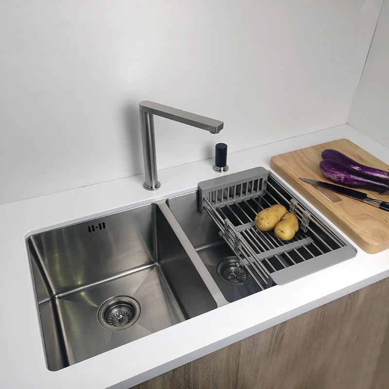 

Stainless steel double sink, kitchen sink, vegetable basin star basin