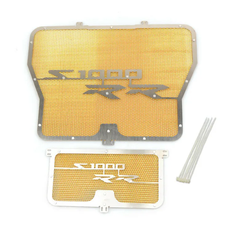 For BMW S1000RR S1000R S1000XR HP4 Radiator Grille Guard Cover Shield Protective Radiator Grille Guard Cover Protector