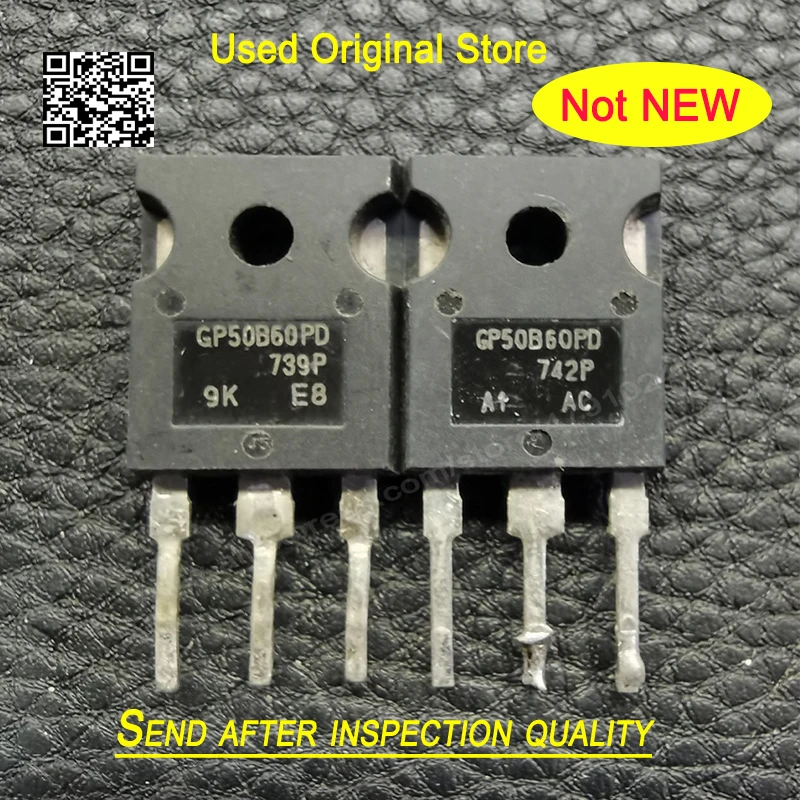 10pcs/lot GP50B60PD IRGP50B60PD1 IRGP50B60 75A 600V TO-247 SMPS IGBT