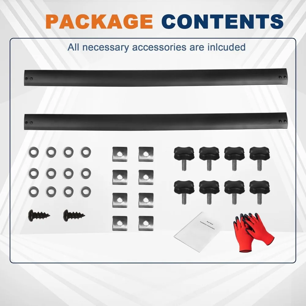 165 رطل من الألومنيوم حامل سقفي قضبان متقاطعة لسيارة Honda Pilot 2009-2015 مع قضبان جانبية، يناسب صندوق شحن قارب الدراجة وقوارب الكاياك