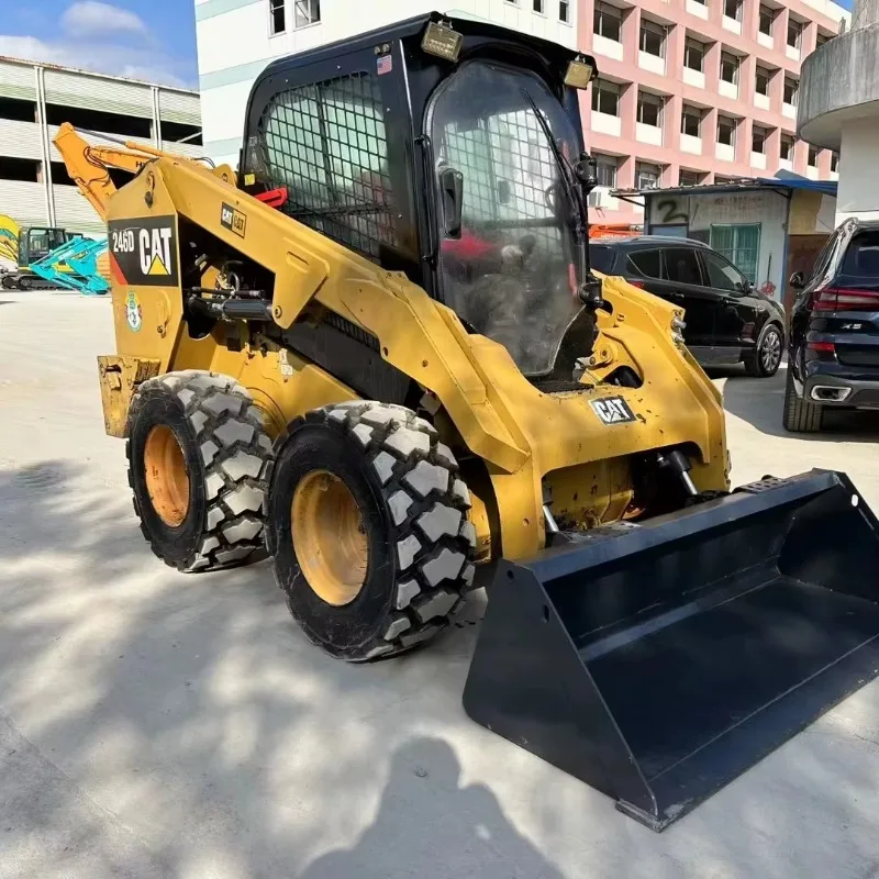Wholesale Mini Skid Steer Loader New Condition Multi-Function Front Track Loaders Motor Pump Gear PLC Engine Core Cheaply Sold
