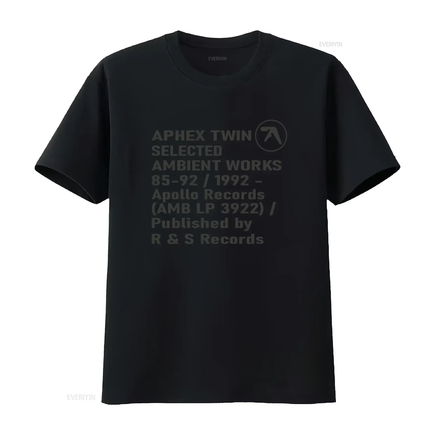 Aphex Twin Selected Ambient Works 85 92 1992 Apollo Records T Shirt vintage Washed graphic designer clothes Unisex Stylish Soft