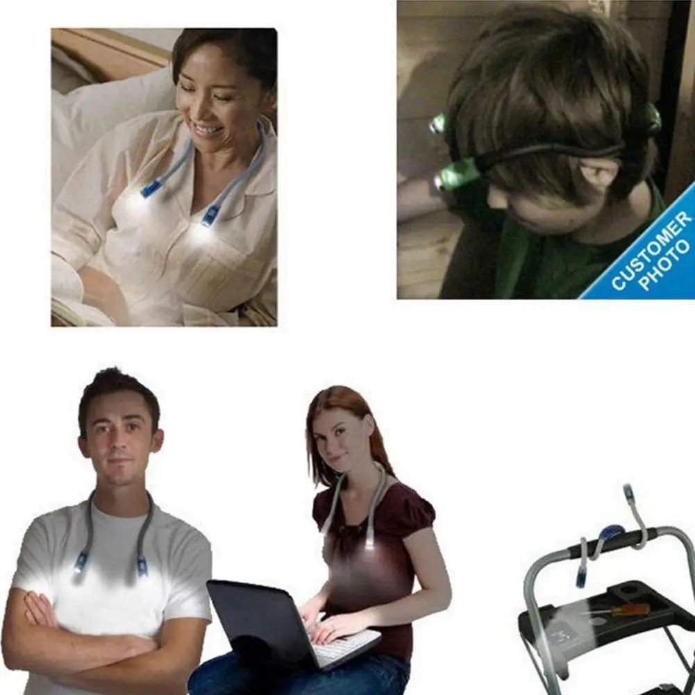 

Adjustable Brightness Reading Light Flexible Neck Light Flexible Hands-free Neck Light for Reading Repairing Working