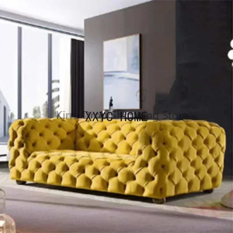 

Lounge Luxury Arm Modern European Reading Loveseat Living Room Sofa ComfyEl Hogar Furniture ZY50SF