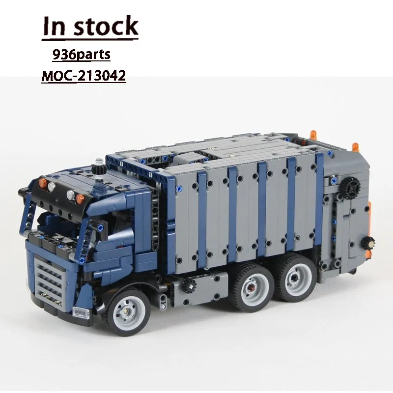 

MOC-213042 City Street Cleaning Vehicle Building Block Model, 936 Pieces, Boys' Children's Birthday Building Block Toy Gift