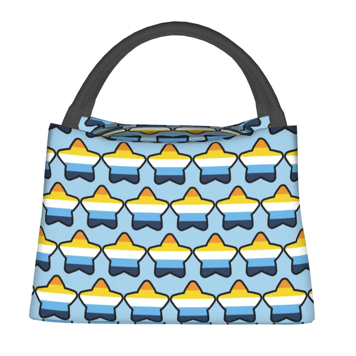 Aroace Flag Star Insulated Lunch Bag for Women Kids Leakproof Food Boxes Thermal Lunch Box Tote