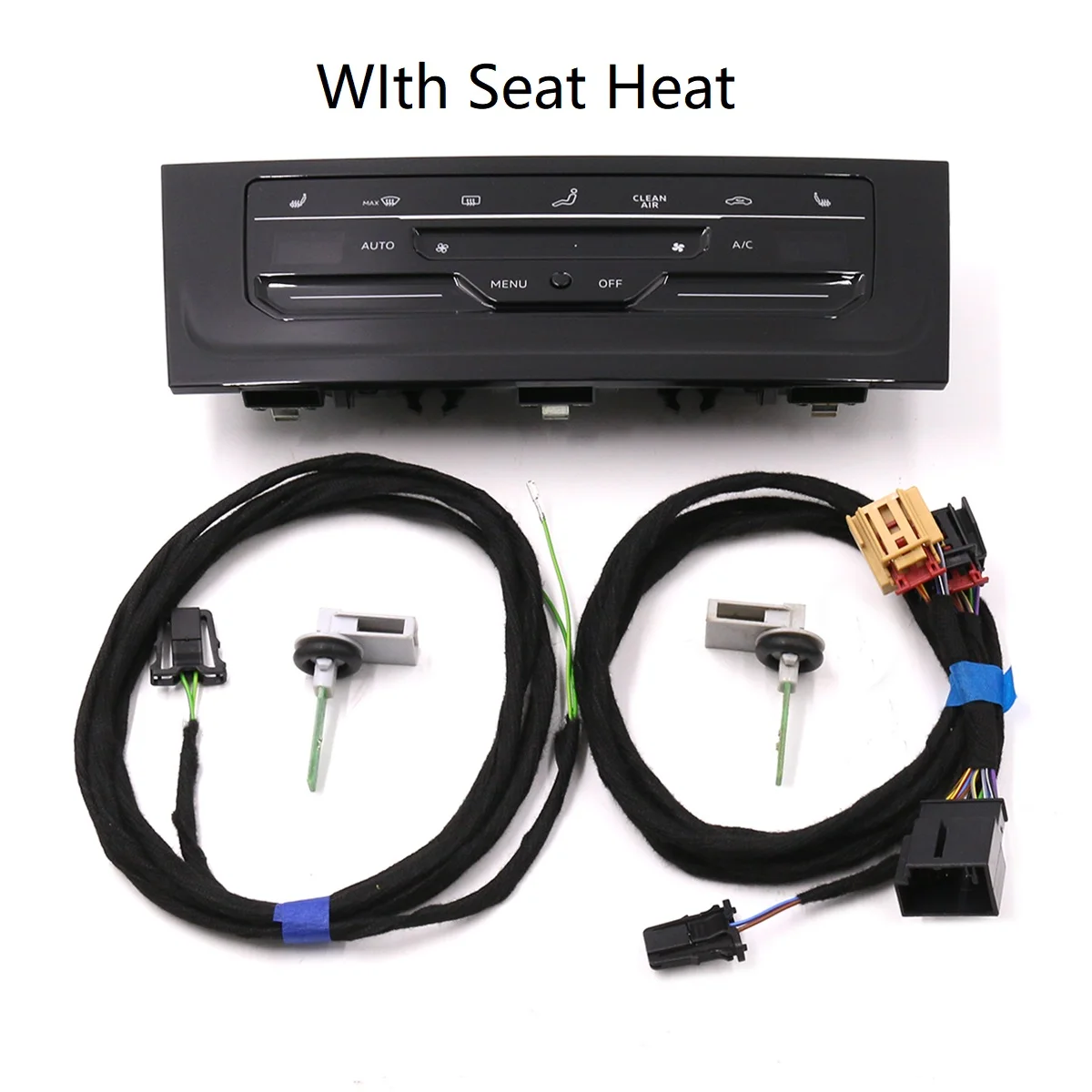 

Upgrade Manual To LCD Touch Automatic Climatronic Air Condition AC Control Switch Panel With Seat Heating For Golf 7 7.5 E-GOLF