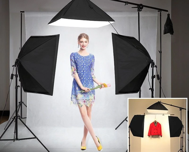 Professional Photography softbox Lighting Soft Box 50x70cm for Photo studio Live Streaming