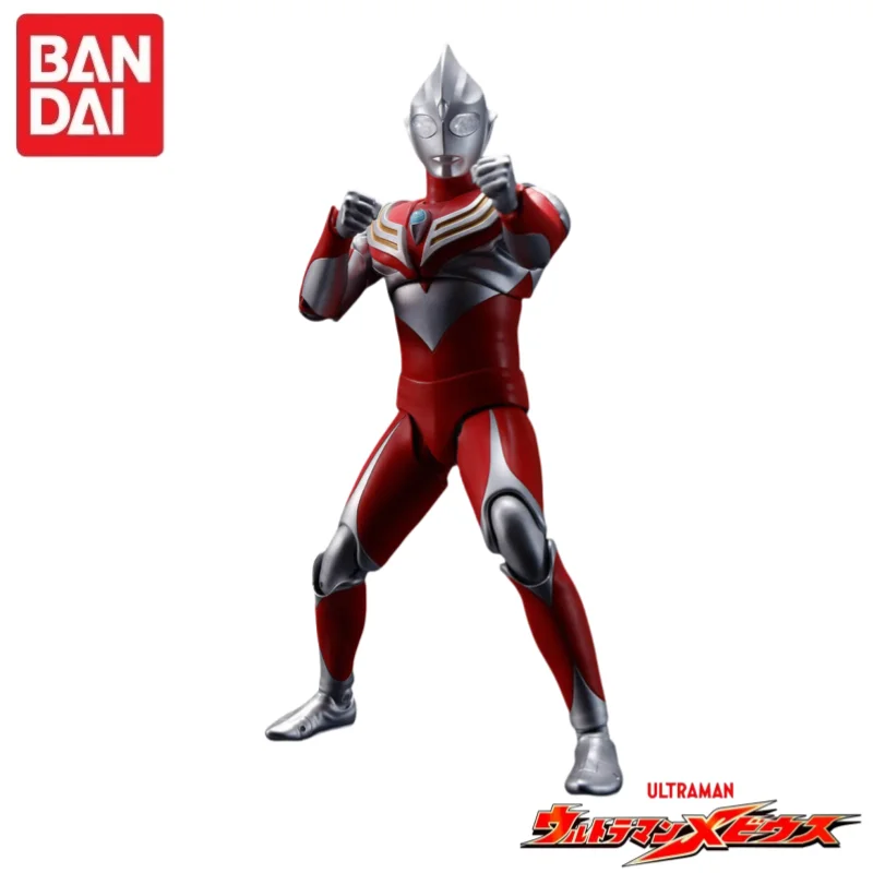 

In Stock Original Bandai True Bone Sculpting Ultraman Tiga Strong Type Anime Poseable Action Figure Model Action Collectible Toy