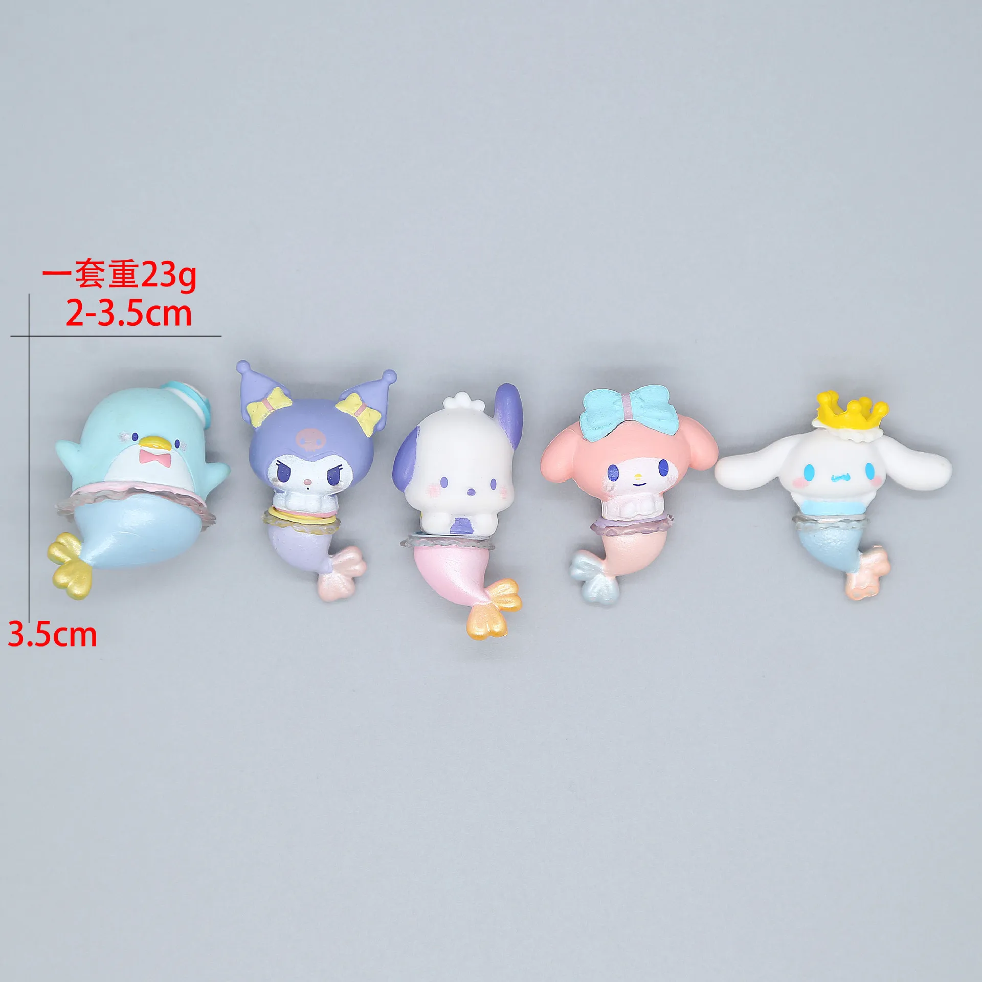 

5 шт./компл., аниме для куклы HelloKitty, креативные украшения для кукол Kuromi из ПВХ «сделай сам», элитные украшения для стола, подарки на Новый год