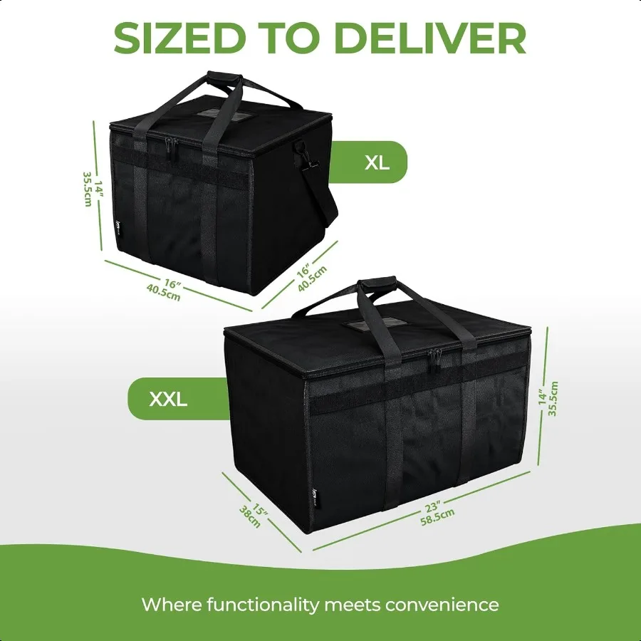 보온 음식 배달 가방 (칸막이 포함) 23x15x14 Uber Eats 음식 보온 가방 피자 배달 가방 음식 보온용 가방