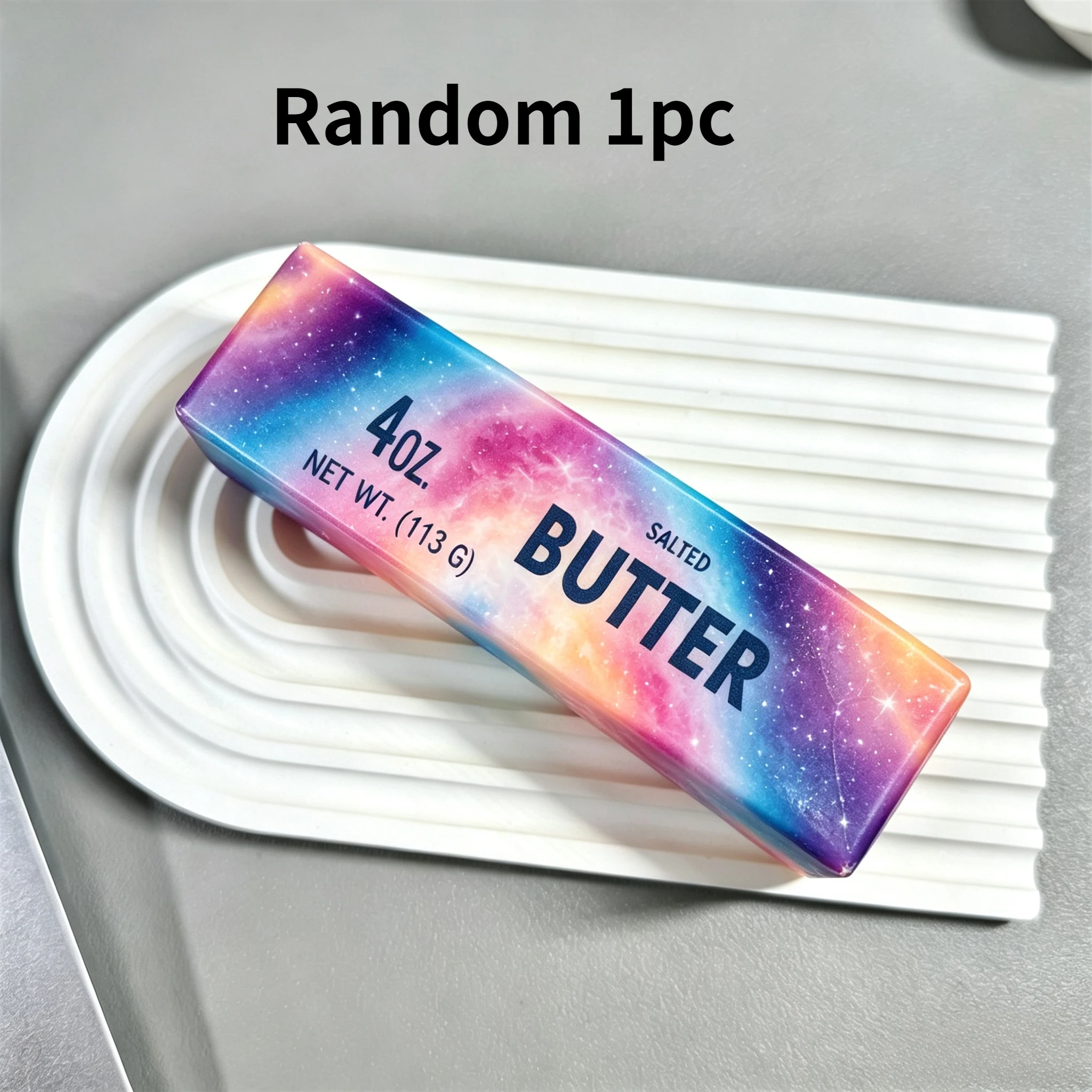 1-12 Stück Quetschbarer Butterstab Fidget-Spielzeug Klebriger Butterstab Langsam Zurückfederndes Stress-Quetschspielzeug Anti-Stress Sensorisches Spielzeug für Erwachsene