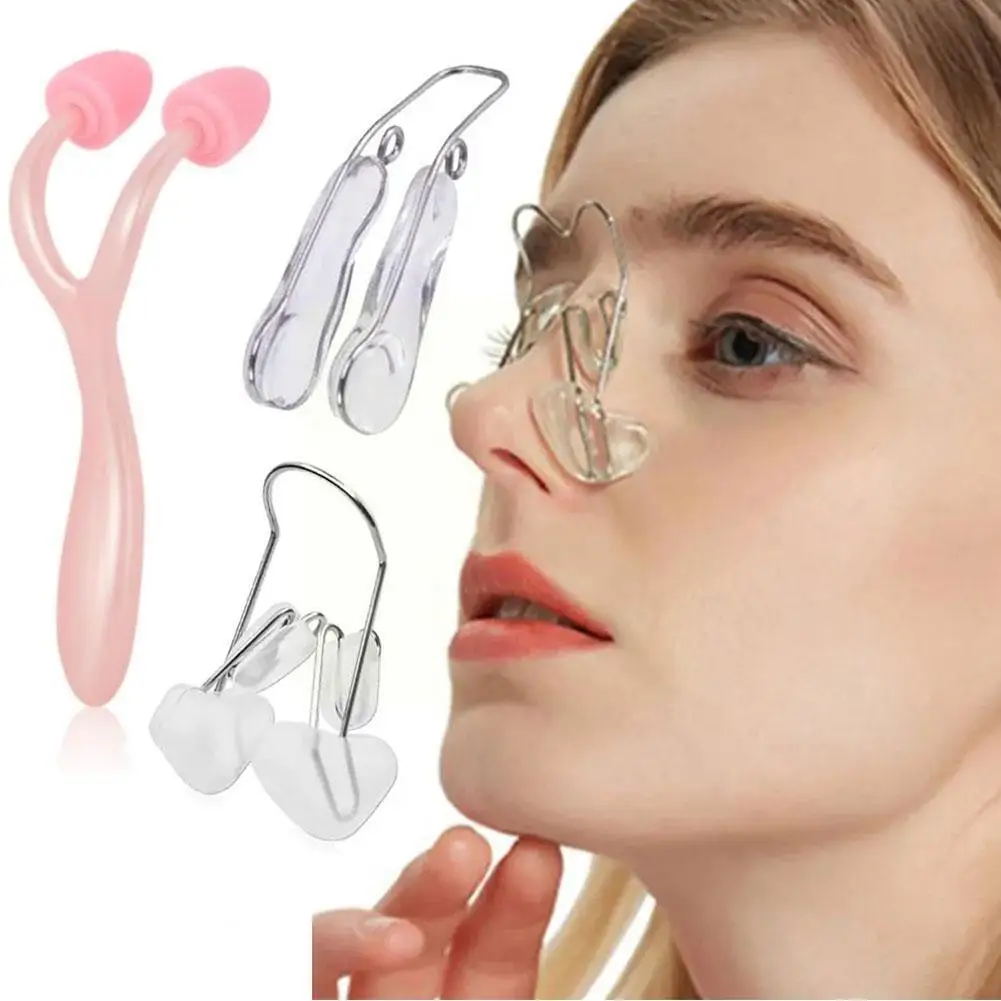 Nose Shaper Clip Nose Up Lifting Shaping Bridge Straightening No Beauty Slimmer Nose Hurt Slimmer Painful Device Silicone T L2G6