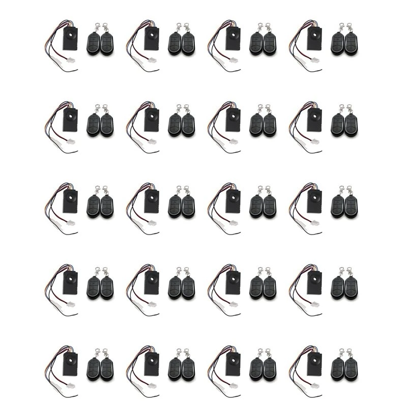 20X Ebike Alarm System Dual Remote Control 36V 48V 60V 72V Alarm Accessories Universal Waterproof