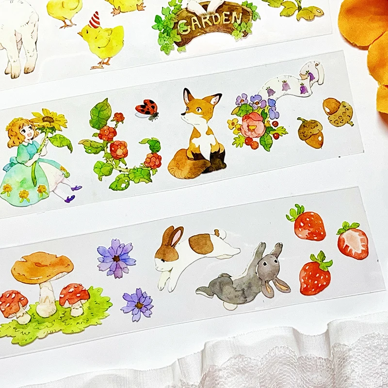 

Cute Animal in The Forest PET Washi Tape