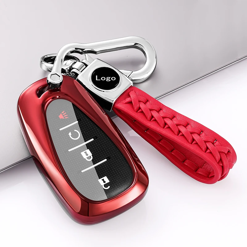 Key Fob Cover with Keychain Lanyard for Chevrolet for Chevy for Malibu for Equinox for Traverse for Camaro for Cruze for Blazer