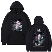 Ado World Tour Printed Hoodie Men's Fashion Japanese Style Sweatshirt Men's Casual Cartoon Manga Hoodie