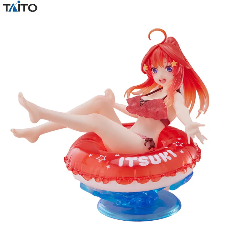 Original Taito The Quintessential Quintuplets Aqua Float Girls Nakano Itsuki Figure Anime Action Model Collectible Toys Gift