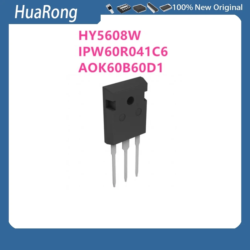 5Pcs/Lot HY5608W HY5608 6R041C6 IPW60R041C6 K60B60D1 AOK60B60D1 TO-247