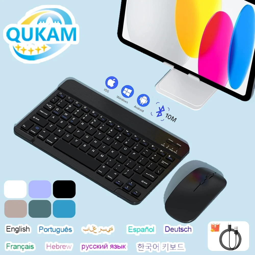 

2025 New Bluetooth Keyboard Mouse For Apple Samsung Xiaomi Tablet Phone PC Wireless Keyboard For iPad 2025 A16 10th Gen Keyboard