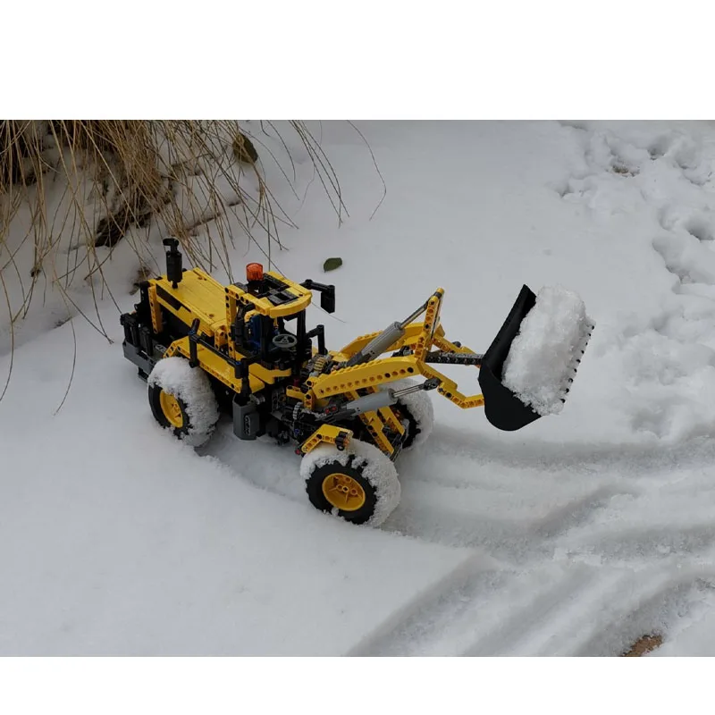 MOC-53796 Urban Charged Bagger Assembly Splicing Bausteinmodell 973, Teile MOC Creative Boy Birthday Bausteinspielzeug