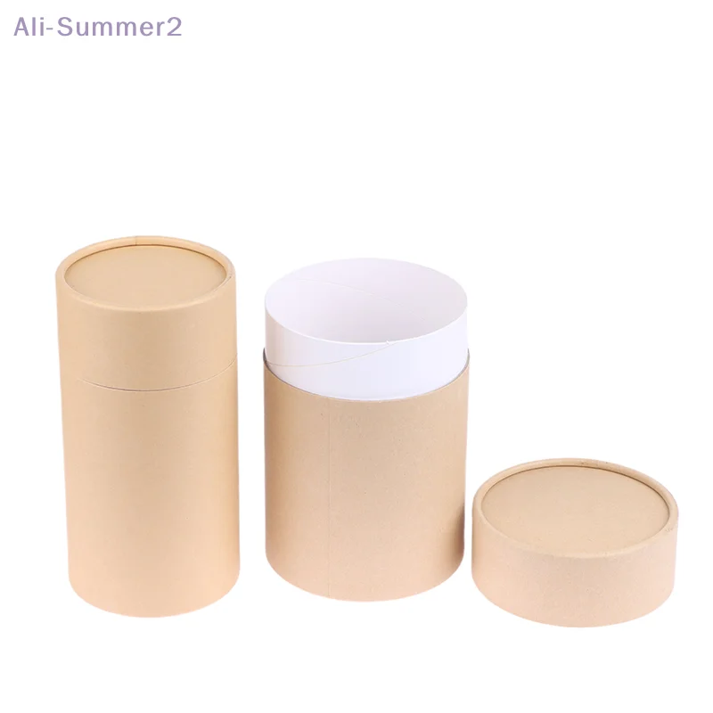 {MX} Multi-size Kraft Paperboard Tubes For Essential Oil Bottle Packaging Box Kraft Paper Container For Tea Coffee Spice Jar