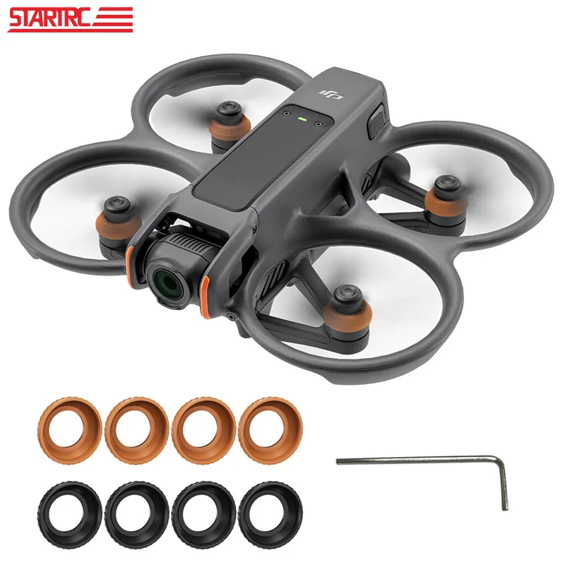 STARTRC 8PCS For DJI Avata 2 Drone Motor Cover Cap Protection Guard Dust-proof Engine Protector Anti-scratch Accessories