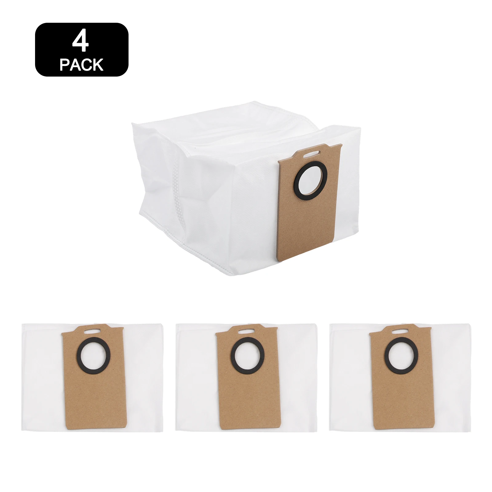 4/10Pack Self-Emptying Vacuum Bags For Ultenic For T20Pro 3.5L Capacity Replacement Dust Containers Advanced Meltblown Filter