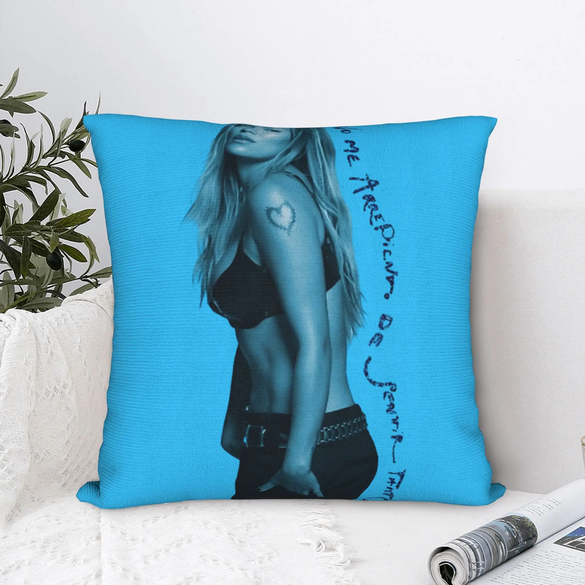 Karol G No Me Arrepiento De Sentir Tanto Square Pillow Cases  Cushion Covers Awesome Zipper Decor Pillowcase for Home 40x40cm
