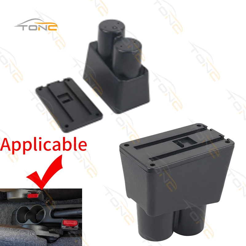 For Suzuki Alto armrest box For Suzuki Alto car center console armrest storage box with cup holder Interior modification Parts