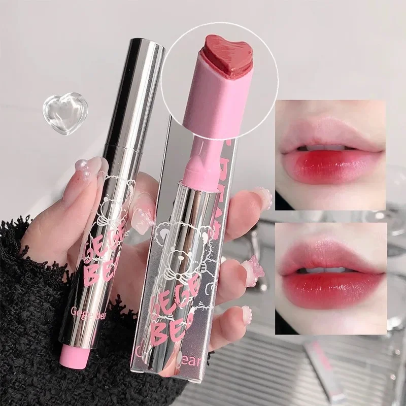 4Color Translucent Crystal Jelly Lipstick Pen Moisturizing Water Light Mirror Solid Lip Jelly Whitening Lipstick Korean Cosmetic