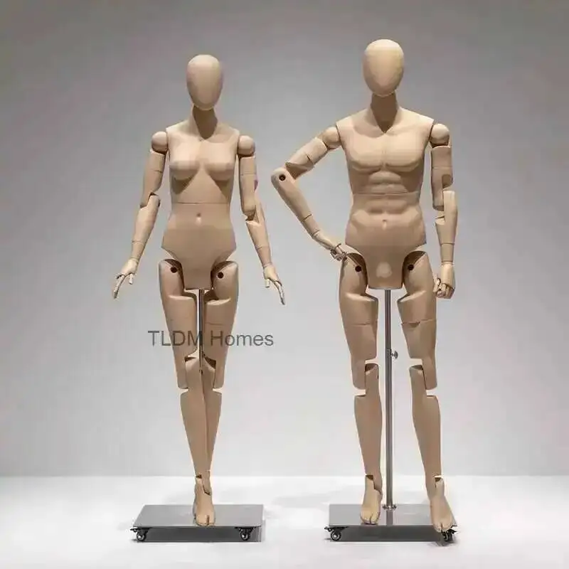 Full Mannequin Shopping Changeable Posture Mall Body Mannequins for Clothing Store Model Props Luxury Window Display Shelf Dummy