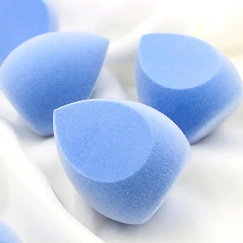 Esponja de maquillaje de terciopelo, esponja de microfibra para superficie cosmética, gota de agua, mezcla, herramientas de base, polvo Facial, crema BB, 1 ud.