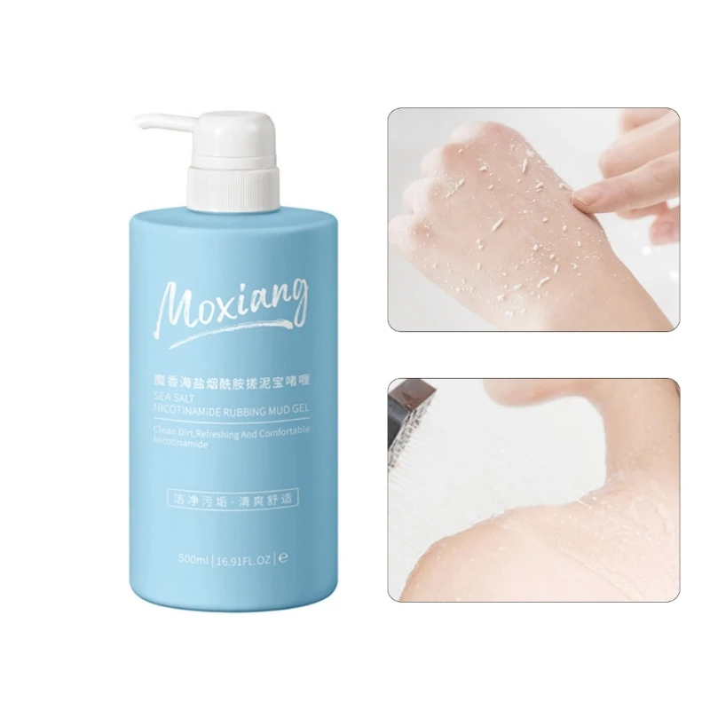 Exfoliante corporal exfoliante Facial, crema blanqueadora de sal del Mar Muerto, tratamiento anticelulítico hidratante, Gel de ducha de belleza y salud