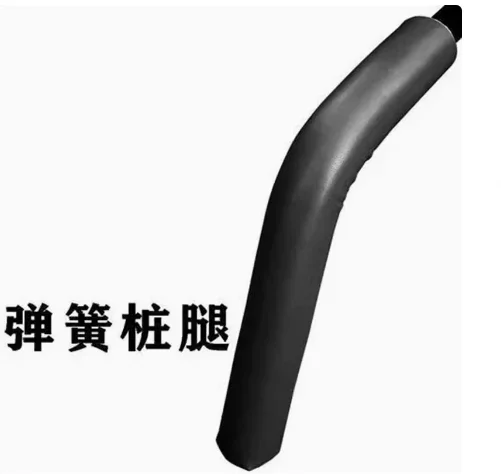 Add Leg Sweeping Function Wall-mounted Spring Pile, Wing Chun Wooden Pile, Simple Jeet Kune Do Wooden Pile, Bamboo Pile