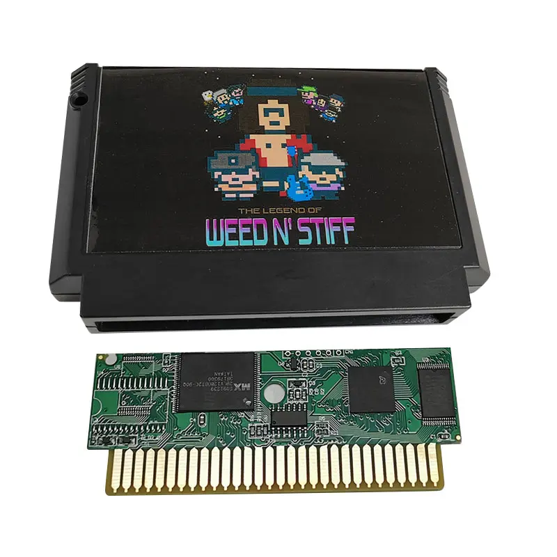 The Legend of Weed N' Stiff FC 8 Bit Game Cartridge For 60 Pin TV Game Console