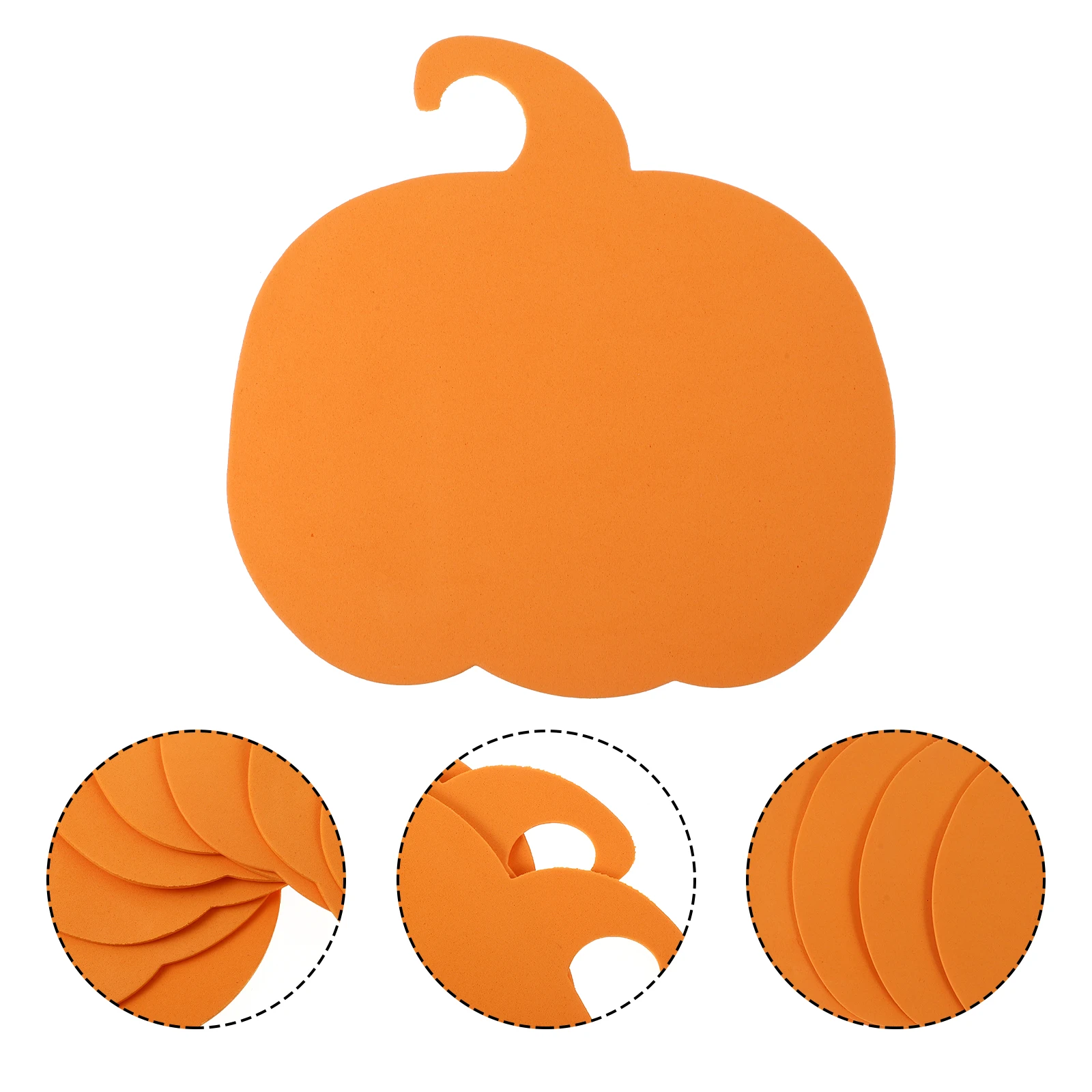 

20Pcs Pumpkin Board Handmade DIY Craft for Educational Projects Preschool Kindergarten Party Decoration Supplies