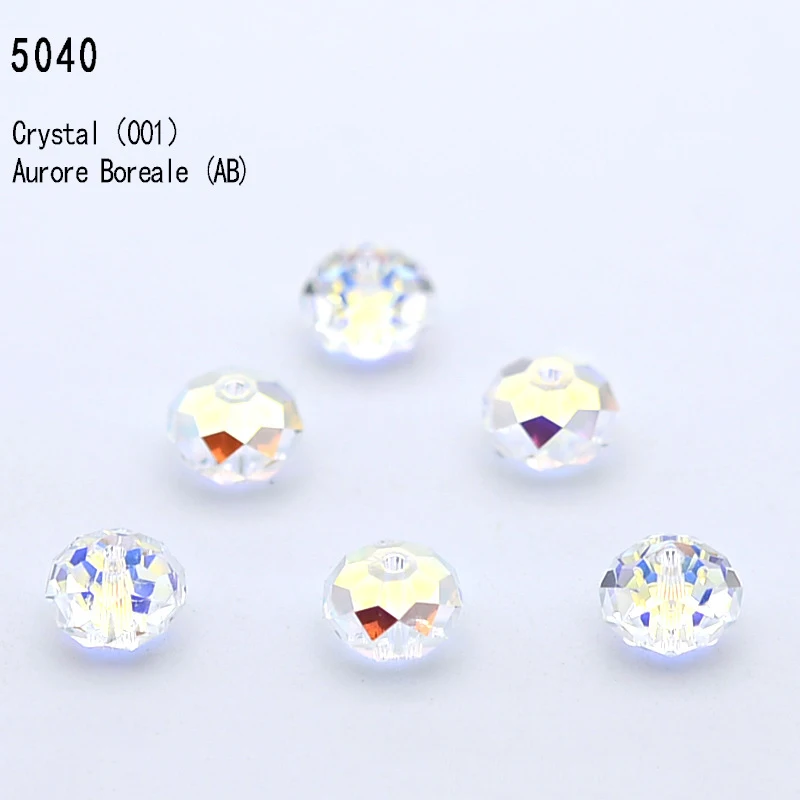 (1 Piece) 4mm 6mm 8mm 5040 Briolette Bead Loose Rhinestone Genuine Crystals from Austria for DIY Jewelry Making Decoration