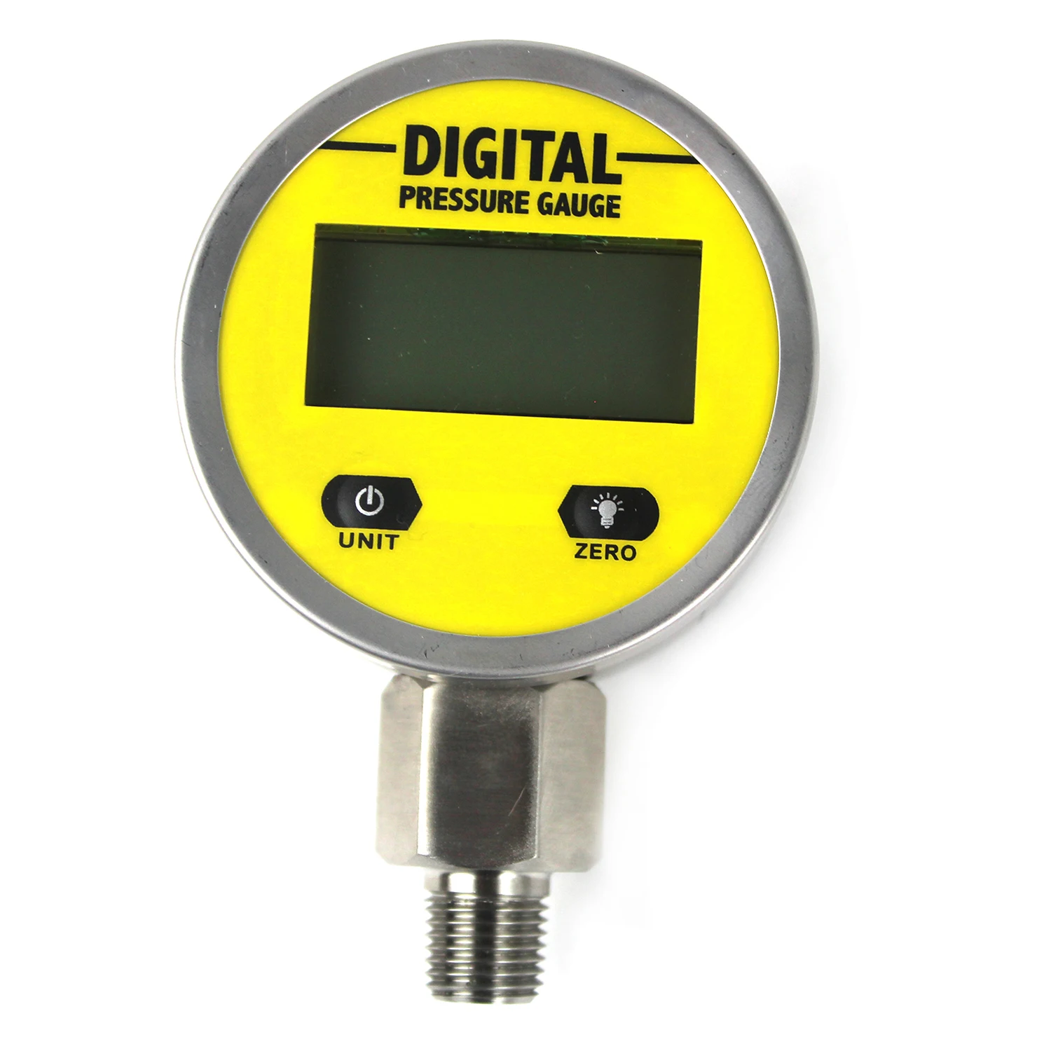 60mm LED Digital Display Round Digital Voltmeter Tester Accuracy 25MPA 1%FS 1/4NPT Air Gas Water Oil Pressure Gauges