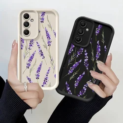 Little tulip Phone Case for Samsung Galaxy A25 A35 A15 A51 A55 A51 A71 A72 A73 A52 A52s A53 A54 4G 5G Soft Copa