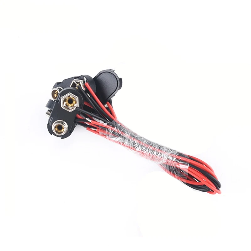 10 قطعة 9 فولت بطارية المفاجئة موصل كليب حامل أسلاك الرصاص