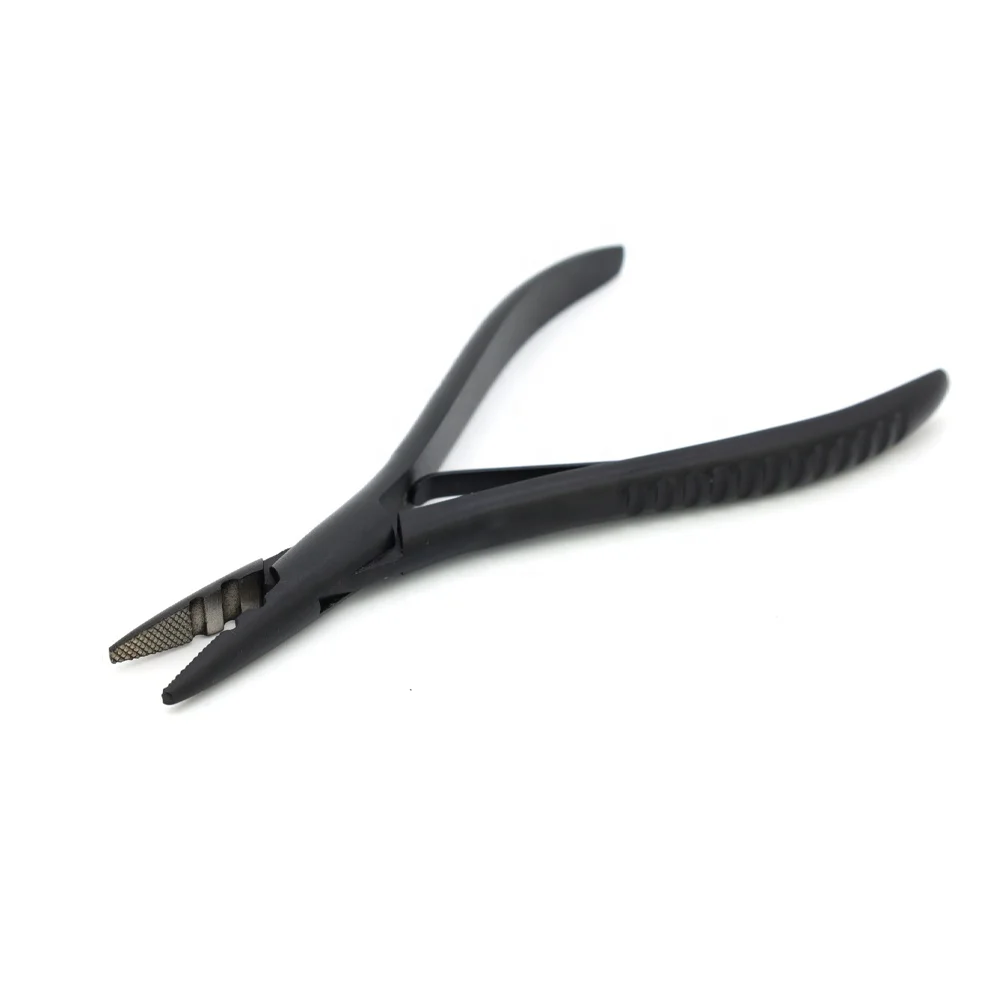 

ARLANY Stainless Steel Hair Extension Pliers Remover Micro Rings Application Tool Clamp Pliers for Micro Ring Link Bead