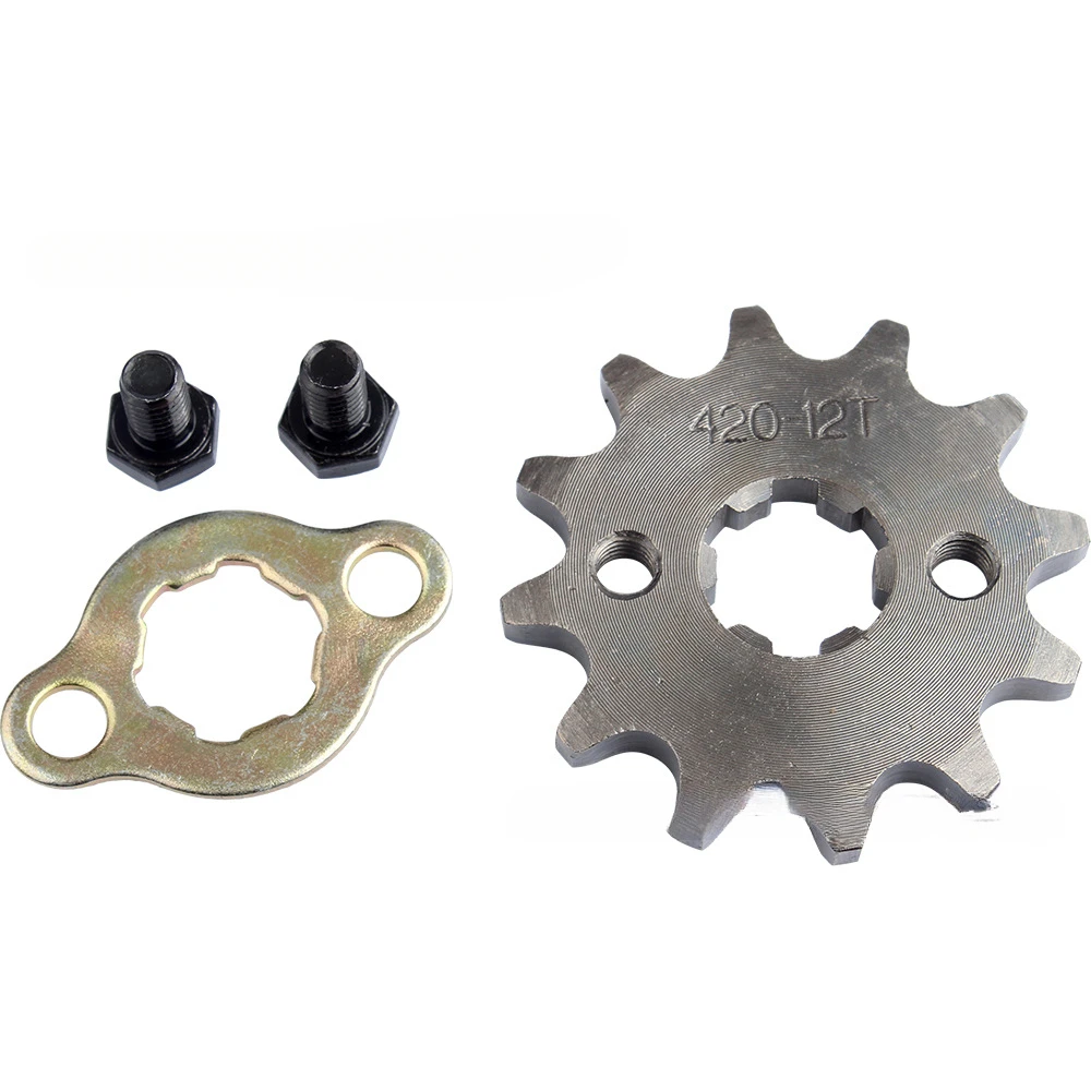 420 10/12/13/14/15/16/17/18/19 Tooth Front Engine Sprocket 17mm For 70cc 110cc 125cc Pit Dirt Bike Replacement Accessories image 4
