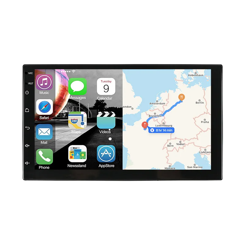 Auto Radio 2 Din 7 Inch Touch Screen Car Stereo Multimedia Player Mirror Link FM TF MP5 With Accessories