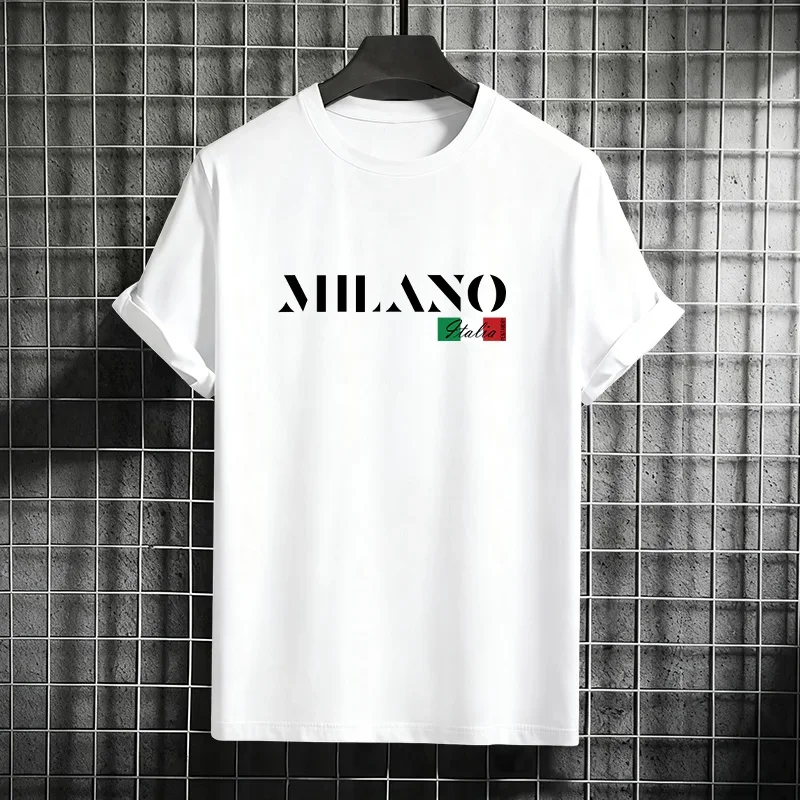 

New Fashion Male Tshirt 100 Percent Cotton Short Sleeved Crew Neck Tees Spring Summer Solid Color Casual Top Trending