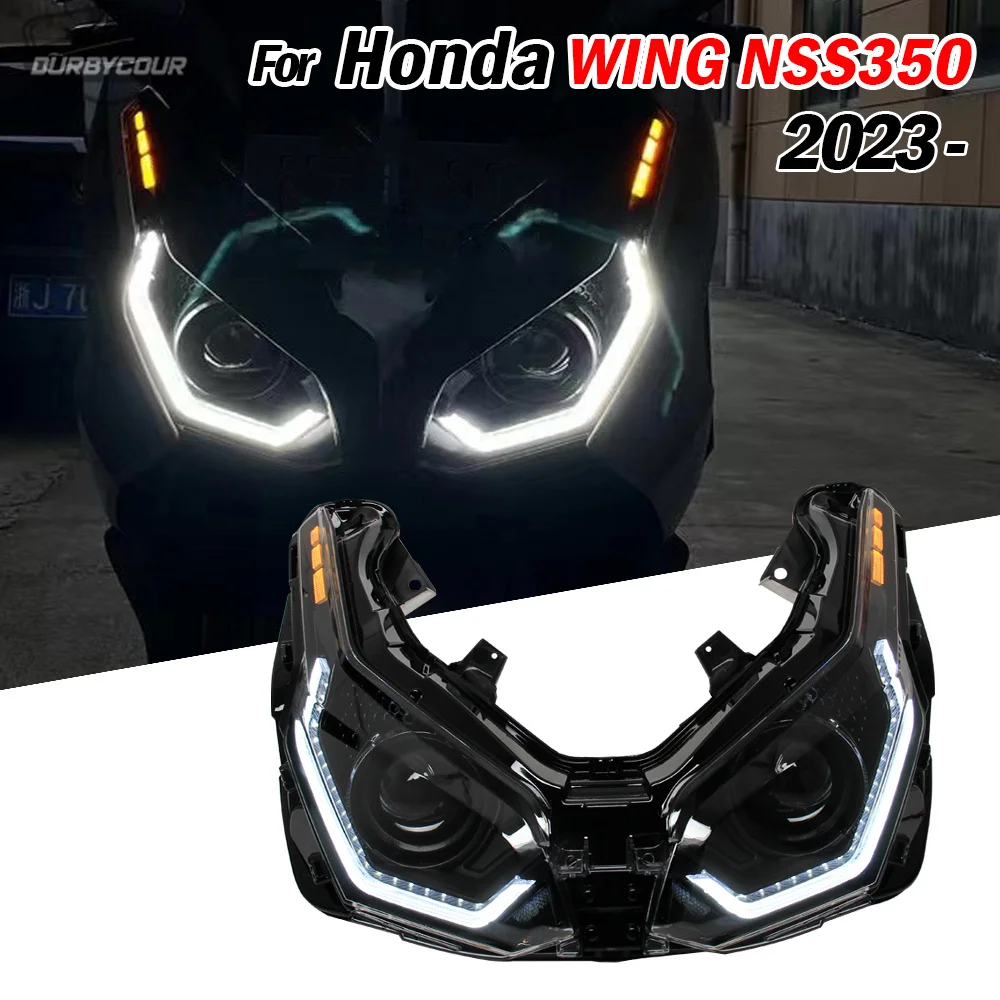 

For Honda Wing Nss350 2023-LED Light Bulbs Motorcycle Headlight Front Headlamp Assembly