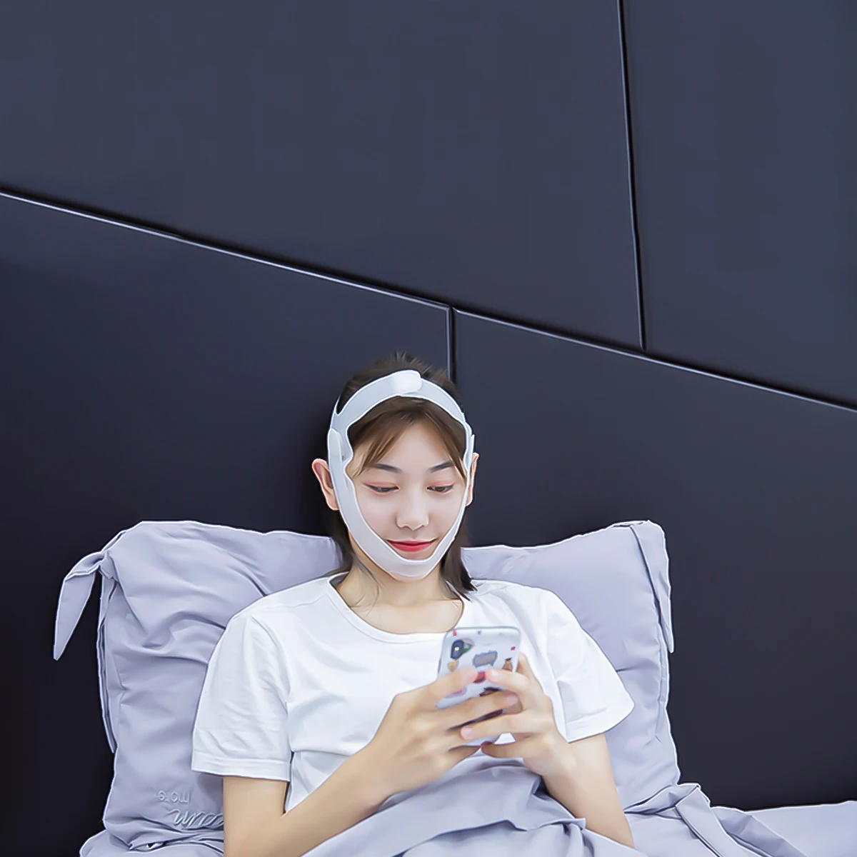 

Sleeping Firm V-face Bandage Anti-wrinkle Chin Cheek Mask White Silica Gel Lifting