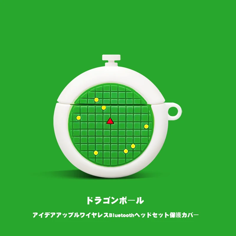 Fundas de silicona para auriculares Airpods pro 3 2 1 4, funda para auriculares inalámbricos con Bluetooth, Anime, 4 estrellas, Dragon Ball Radar ﻿