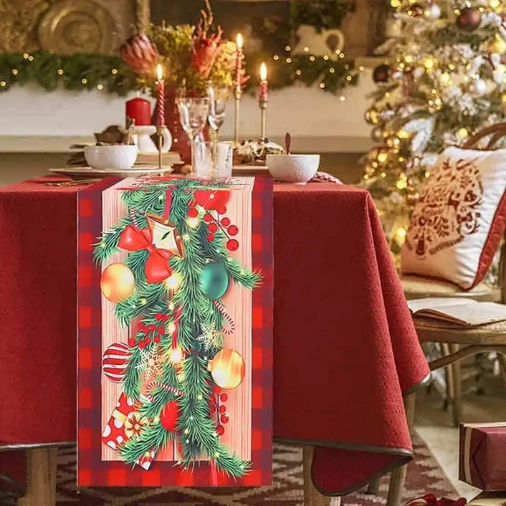 New Year Christmas Table Runner Navidad Gift Xmas Party Christmas Table Flag Flag Cover Merry Christmas Decorations