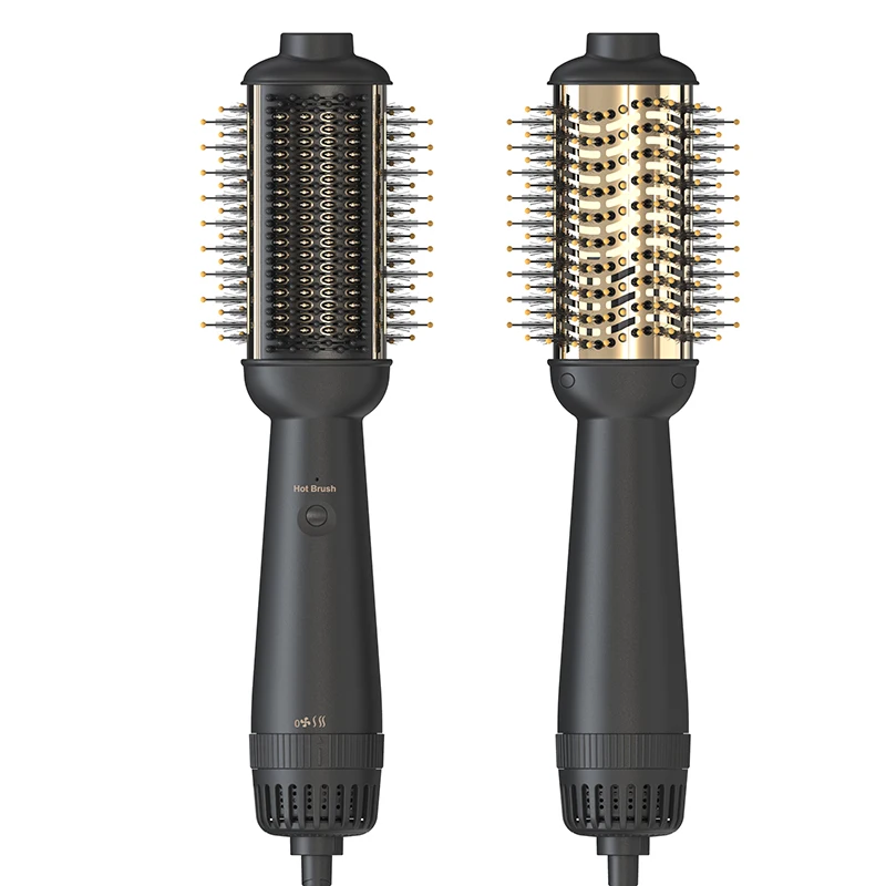 

Профессиональная щетка горячего воздуха PTC, выпрямляющая однокроковая щетка для волос для всех типов волос, щетка для волос